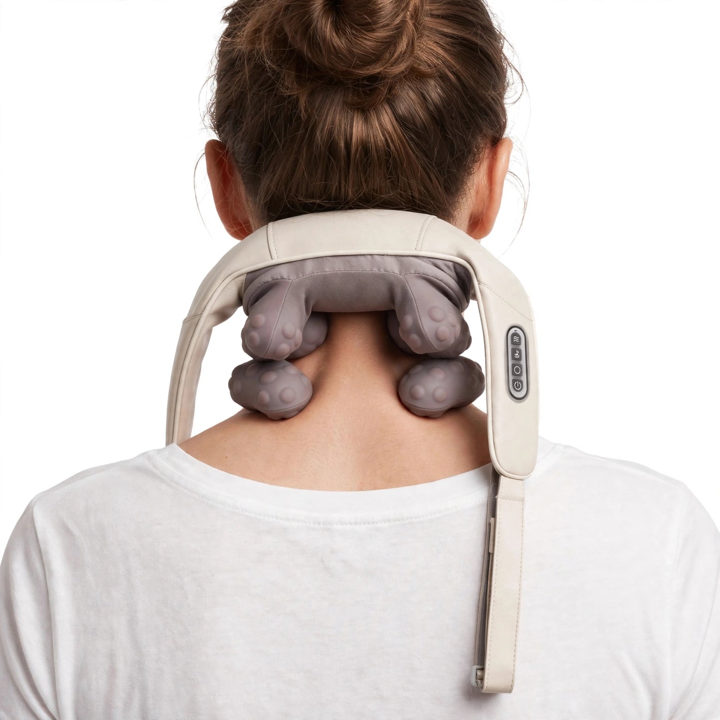 CloudCure™ BIONECK - Bionic Neck & Shoulder Massager With Heat | 4D Kneading + USB-C Charging