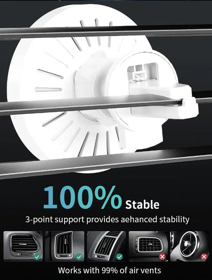 MagSafe Wireless Car Charger Air Vent & Phone Mount