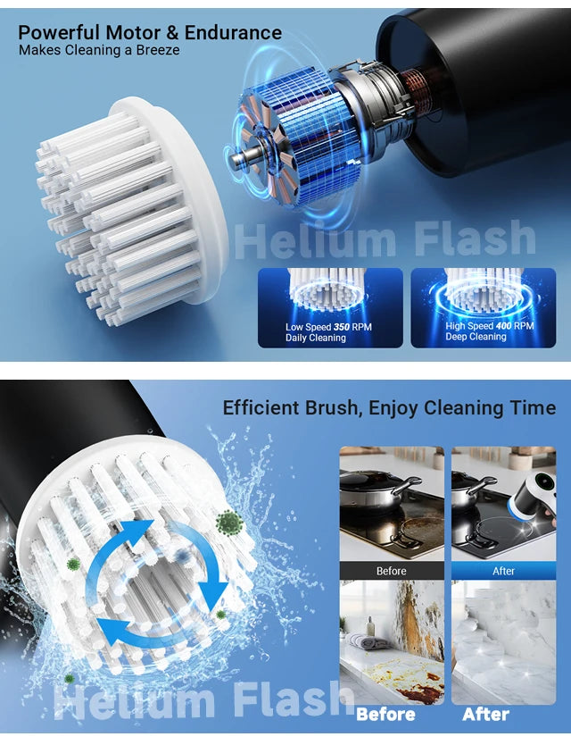 Electric Cleaning Brush 7-in-1