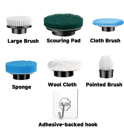 Electric Cleaning Brush 7-in-1