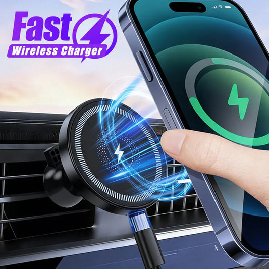 MagSafe Wireless Car Charger Air Vent & Phone Mount