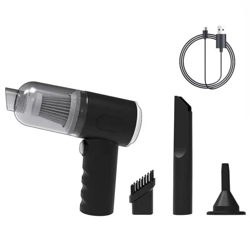 Portable Wireless Car Vacuum Cleaner – USB Rechargeable”