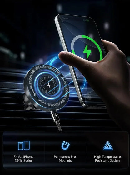 MagSafe Wireless Car Charger Air Vent & Phone Mount