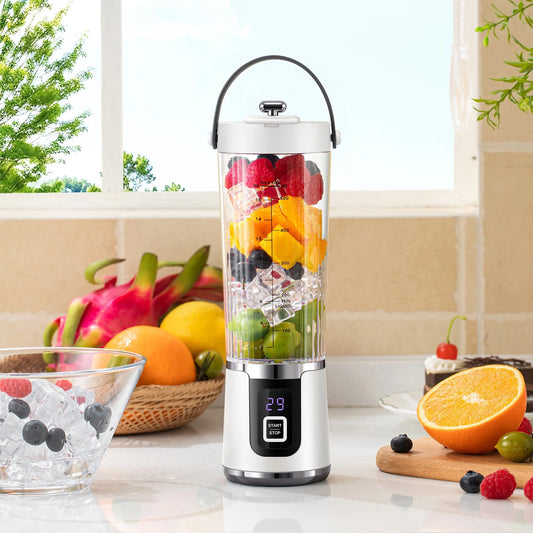Portable Electric Juicing Cup, Mini Wireless Fruit Blender, USB Rechargeable