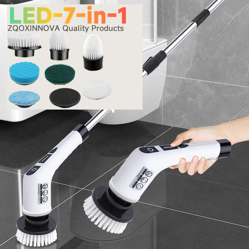 Electric Cleaning Brush 7-in-1