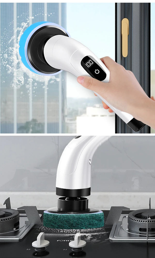 Electric Cleaning Brush 7-in-1