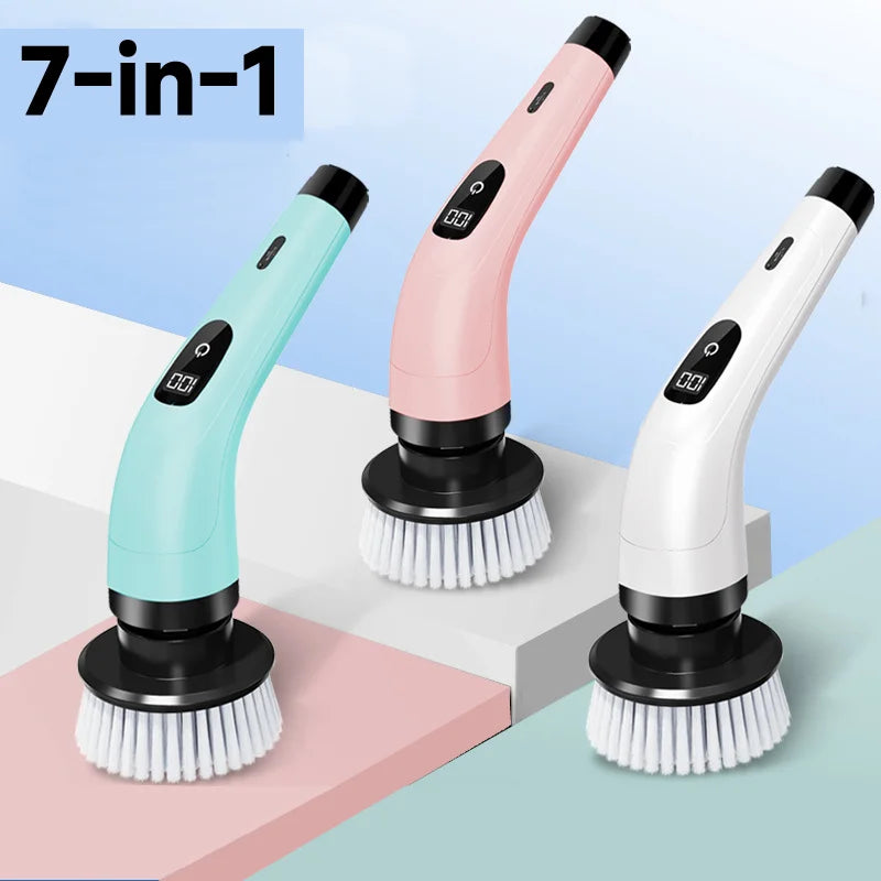 Electric Cleaning Brush 7-in-1