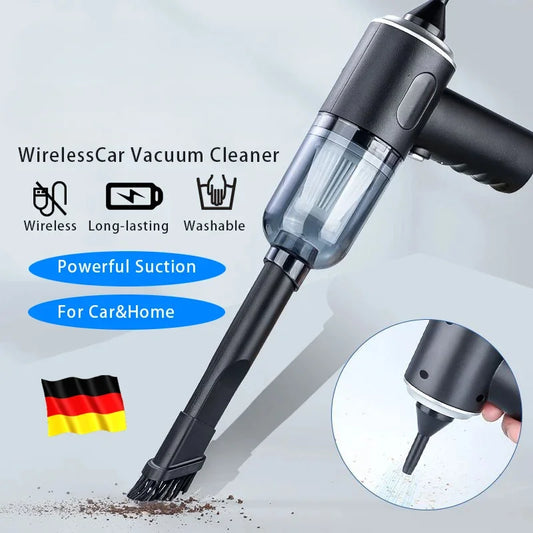 Portable Wireless Car Vacuum Cleaner – USB Rechargeable”