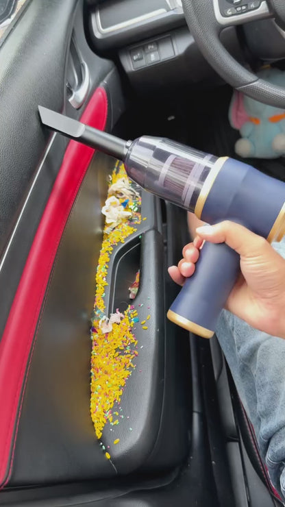 Portable Wireless Car Vacuum Cleaner – USB Rechargeable”